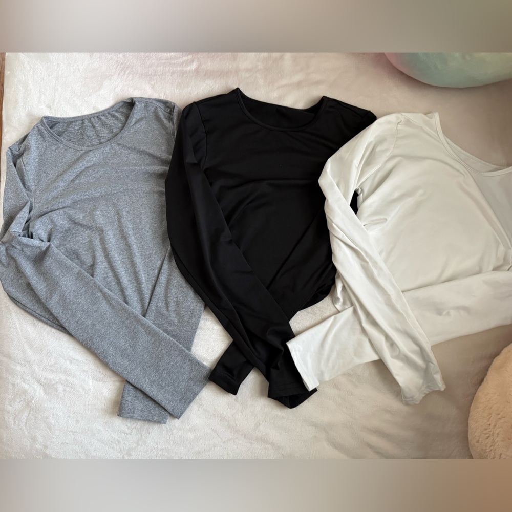 SHEIN cropped long sleeve bundle